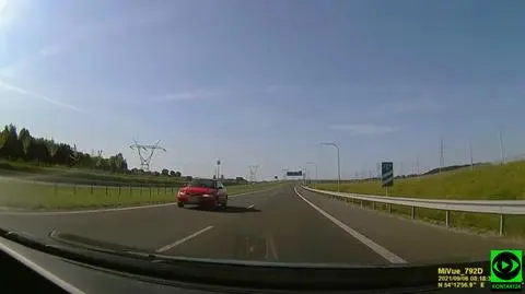 Jazda pod prąd na S6