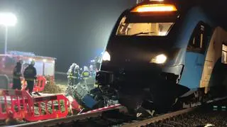 Do wypadku doszło w Piaskach Wielkich