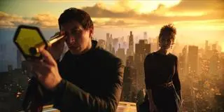 Kadr z filmu "Megalopolis" Francisa Forda Coppoli