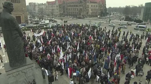 Manifestacja KOD w Poznaniu