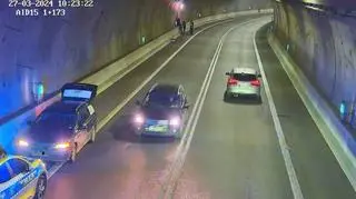 Kot w tunelu. Świnoujście