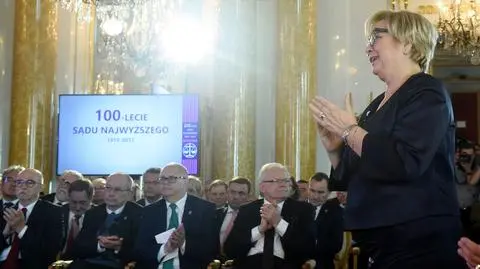 Powitanie profesora Strzembosza