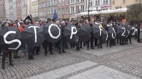 Manifestacja KOD w Gdańsku