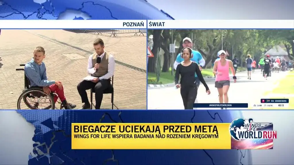 rozmowa Łukasza z panem na wózku