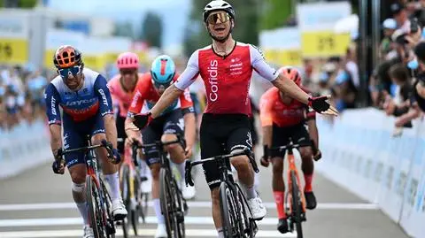 Jeździ na torze, wygrywa na szosie. Francuz najlepszy na finiszu w Tour de Suisse