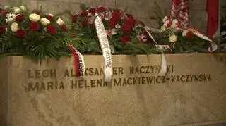 Grób pary prezydenckiej na Wawelu