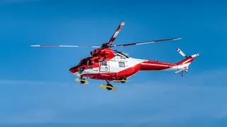 TOPR search and rescue helicopter