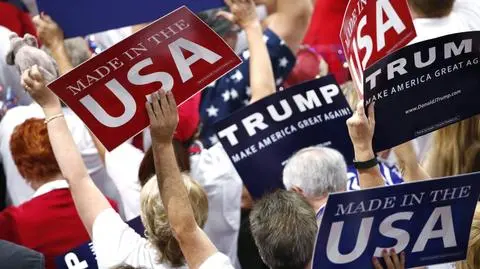 Złamanie zasad konwencji, przemówienie syna i wielka radość. Trump oficjalnie kandydatem