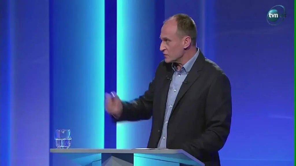 Paweł Kukiz podczas Debaty Liderów