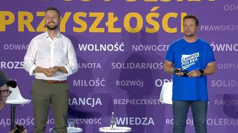 Pytania o wyborców PiS, związki partnerskie i ochronę zdrowia. Debata Kosiniak-Kamysz - Trzaskowski