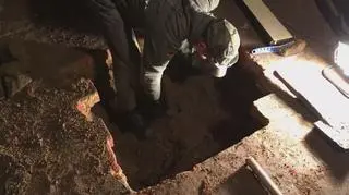 Prace poszukiwawcze na Zamku Grodno
