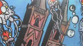 Hala Stulecia, Ratusz, Katedra, Most Grunwaldzki- to tylko kilka z symboli które zobaczymy na nietypowym muralu. 