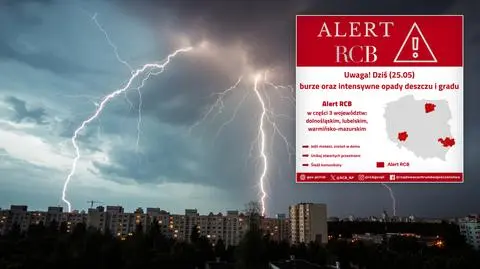 Alert RCB w kilku województwach. "Śledź komunikaty"