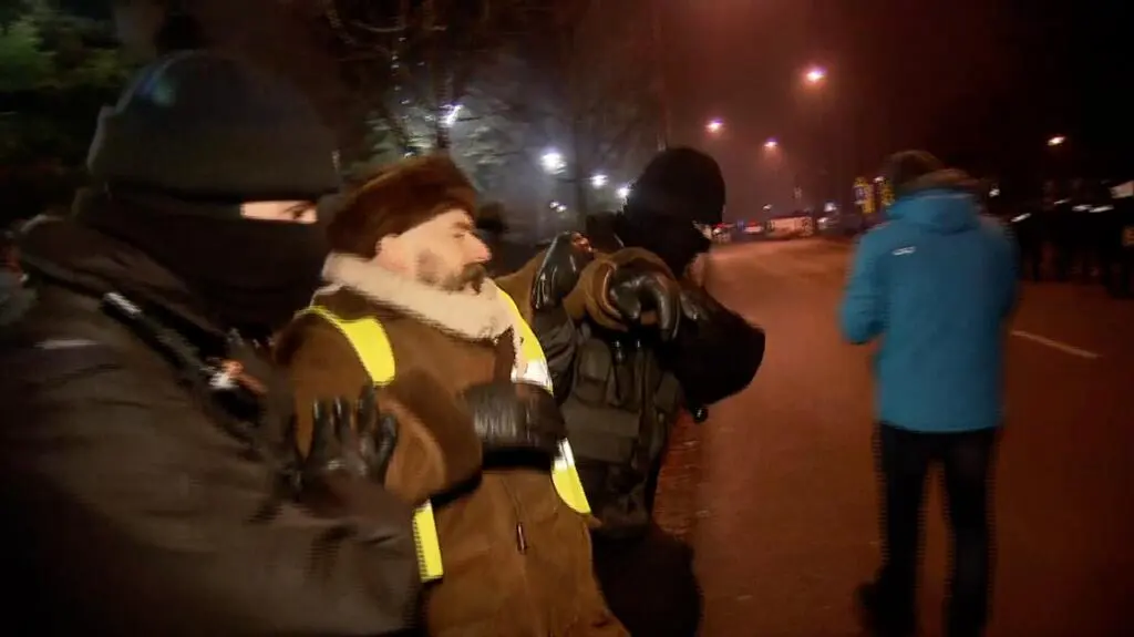 Interwencja policji przed Sejmem