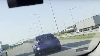 Policja namierzyła bmw z autostrady A1