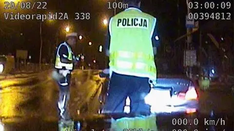 Drift bmw na rondzie w Lublinie