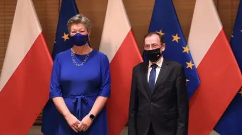 Mariusz Kamiński spotkał się z unijną komisarz do spraw wewnętrznych Ylvą Johansson
