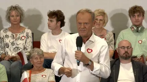 "Szansa jest na wyciągnięcie ręki". Tusk podał wyniki wewnętrznego sondażu 