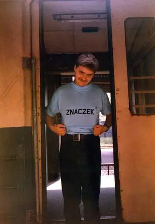 W "Wolności i Pokoju" nazywali go "Znaczkiem", wszystko przez noszoną samoróbkę - gołąbka przerobionego na literę V z trzech palców dłoni