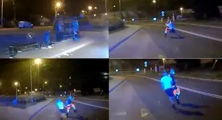 "Agresywny 'nieprzytomny' pokazał swoją siłę w starciu z ratownikami medycznymi"