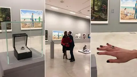 Marzył o oświadczynach w muzeum, w którym byli na pierwszej randce. Placówka zamknięta, ale się udało