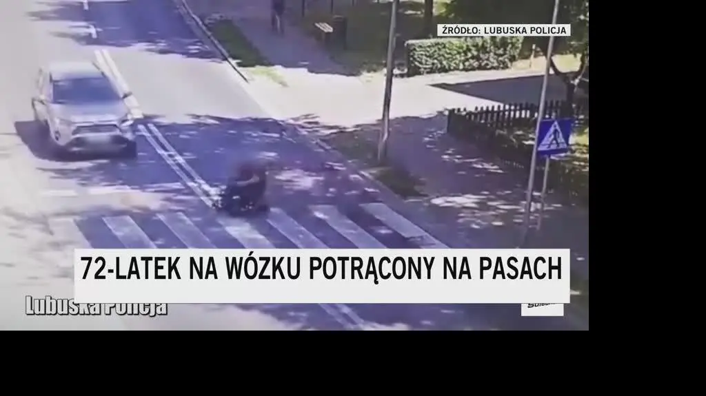 Sulechów 72-latek potracony na pasach