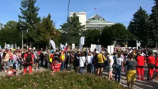 Protest pracowników ochrony zdrowia