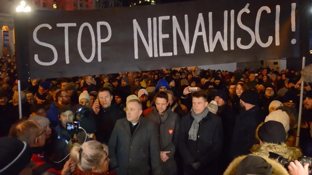 Stop Nienawiści. Ulicami Warszawy przeszedł marsz poświęcony pamięci Pawła Adamowicza
