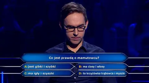 Pytanie w "Milionerach" o mamutowca