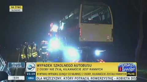 Wypadek autobusu szkolnego. Dwie osoby nie żyją 17 rannych