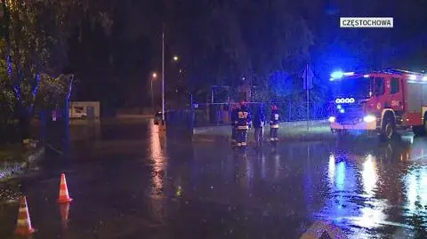 Zalane ulice i posesje w Częstochowie