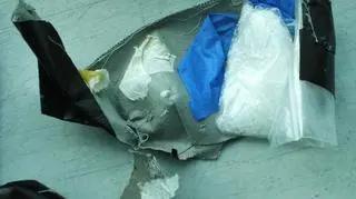 W środku była metamfetamina