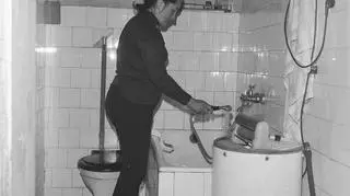 Łazienka w wiejskim domu, 1968-82