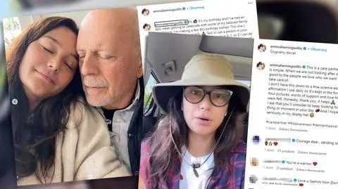Bruce Willis z żoną, Emmą Heming Willis