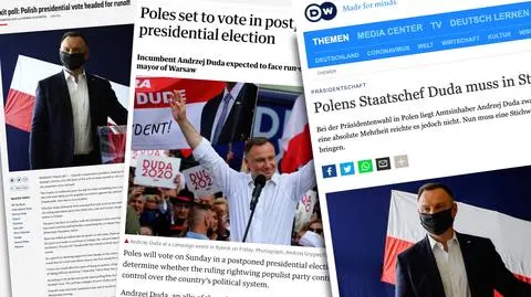 Światowe media o pierwszej turze wyborów prezydenckich w Polsce