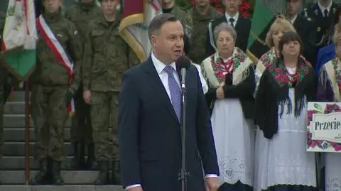 Andrzej Duda spotkał się z mieszkańcami Oświęcimia