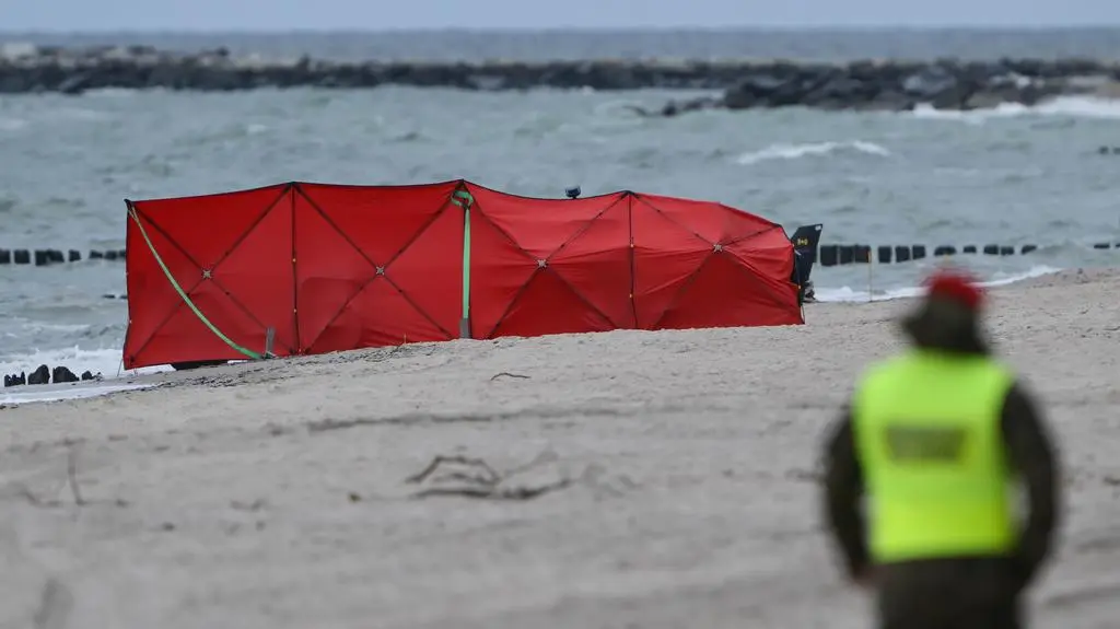 Rosyjski dron znaleziony na plaży