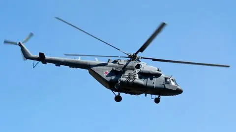Rosyjski śmigłowiec wojskowy Mi-8