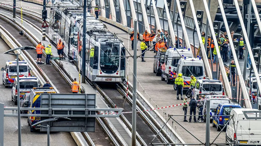 Zderzenie tramwajów w Rotterdamie