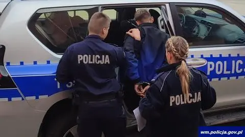 "Kręcił bączki", potrącił 13-latka i uciekł. 25-latek zatrzymany