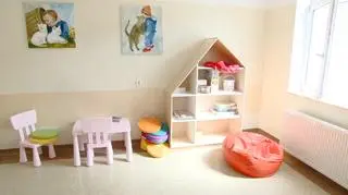 Pacjenci korzystają z pięciu pomieszczeń do zajęć terapeutycznych