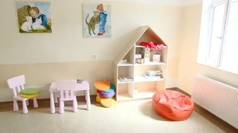 Pacjenci korzystają z pięciu pomieszczeń do zajęć terapeutycznych