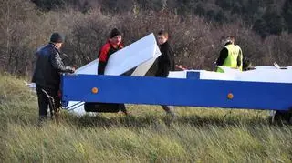 Mężczyzna odbywał lot szkoleniowy