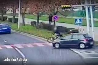 Rowerzystka była na przejeździe