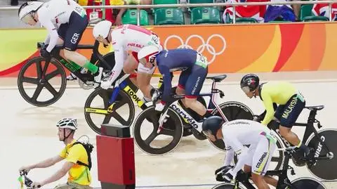 Zieliński szósty w kontrowersyjnym finale keirinu