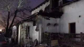 W pomieszczeniu, w którym doszło do wybuchu, zawalił się strop