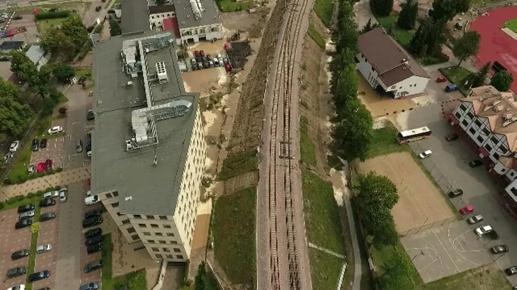Tak wyglądał nasyp 
