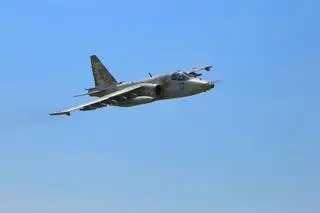 Samolot szturmowy Su-25 jest również na uzbrojeniu lotnictwa Ukrainy