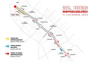 Trasa 32 Biegu Niepodległości 
