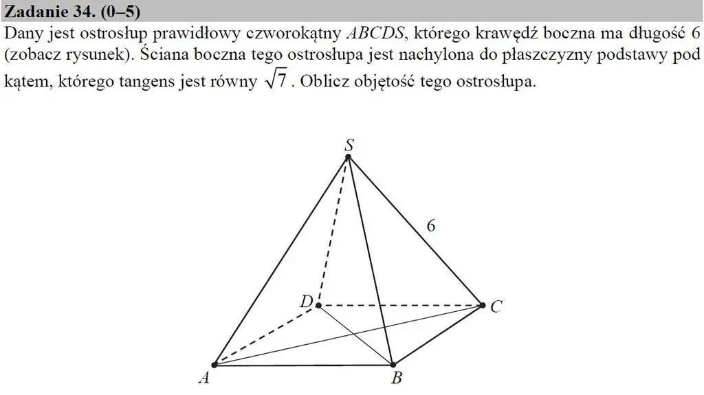 Zadanie z matematyki